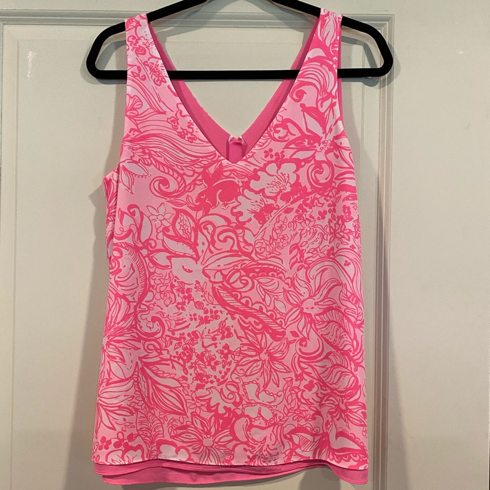 Lilly Pulitzer Easter Print Florin Reversible Top